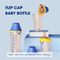 Cólico anti PPSU BPA 180ml libre de la fórmula del flujo infantil de Flip Cap Baby Bottle Smooth