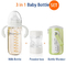 Biberón de leche anti de la botella de alimentación del cólico USB del bebé adaptable del viaje de Nicepapa con el calentador del termóstato del almacenamiento del polvo