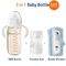 Viaje 3 en botellas antis recién nacidas de 1 del biberón 240ml cólico de la fórmula portátil