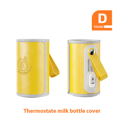 El calentador eléctrico portátil de la botella de leche del USB aisló el termóstato para el viaje en coche