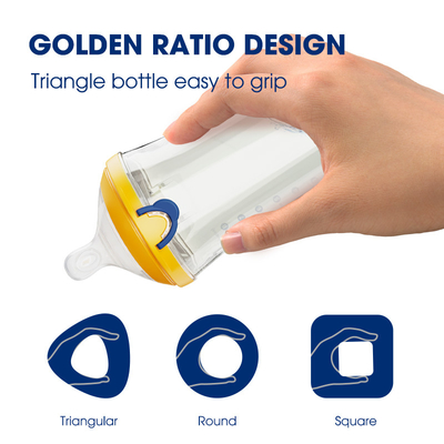 Una botella de alimentación libre del cólico BPA 180 ml de Flip Cap Baby Bottle Anti del tecleo