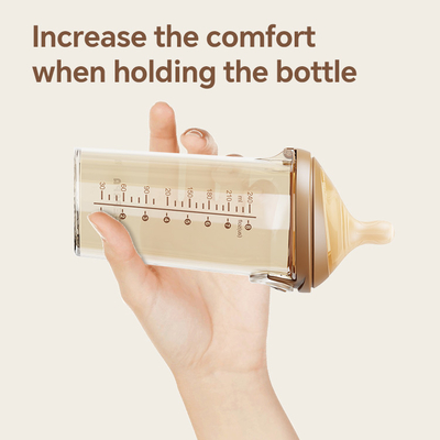 Venta caliente Anti-caída 180ML Flip-cap Leche de bebé botella bebés Productos con pezón de silicona de flujo lento