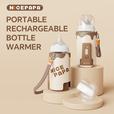 NICEPAPA vendedor caliente botella de termo eléctrico de PU Conjunto de aislamiento nocturno al aire libre adecuado para el 90% de las tazas de botellas para bebés